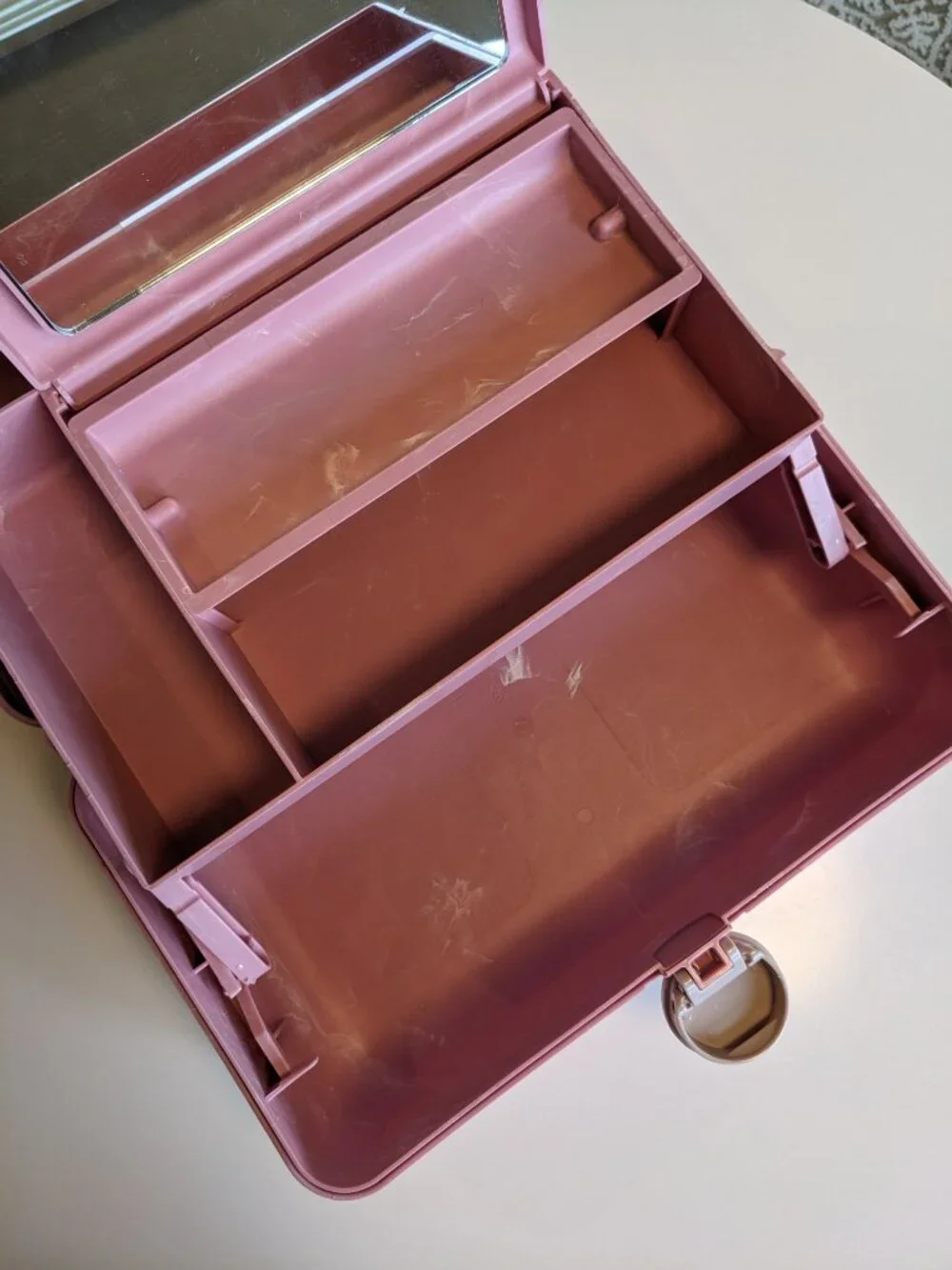 Caboodles Pink Marble On-The-Go Girl Case